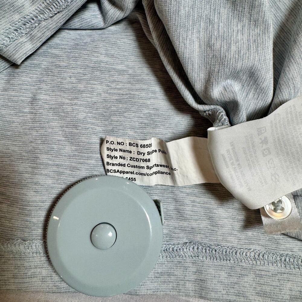 Nike Polo Shirt On Field Dry Fit Men's Medium Gray Golf Activewear Coachwear - Picture 5 of 10